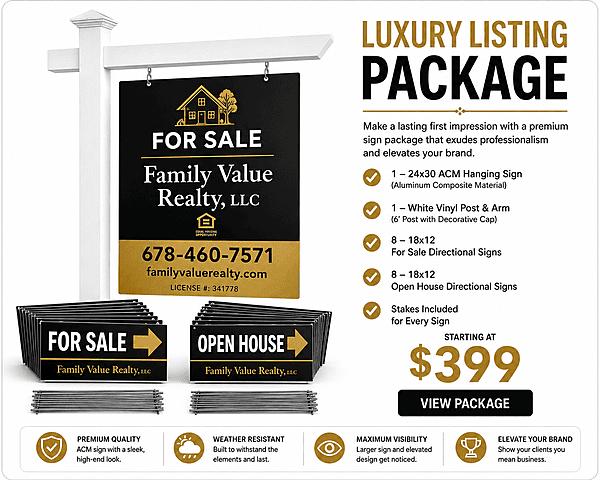 Luxury Listing Launch Package