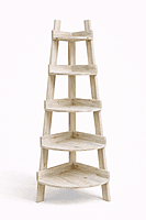 Corner Flatback Ladder Shelf