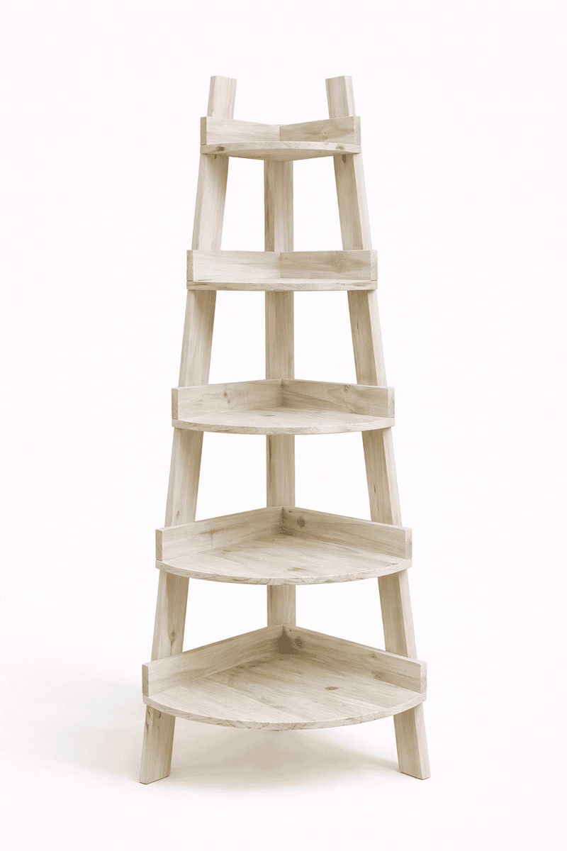 Corner Flatback Ladder Shelf