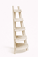 Corner Flatback Ladder Shelf