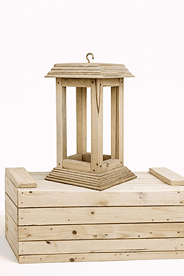 Rustic Wooden Lantern