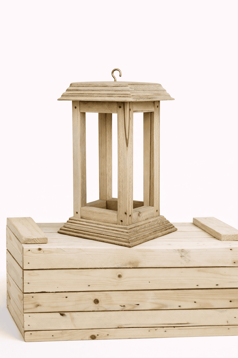 Rustic Wooden Lantern