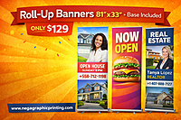 Roll-Up Banner (33x81) Roll-Up Banner (33x81)