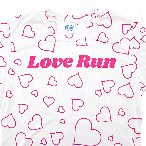 White Love Run T-Shirt
