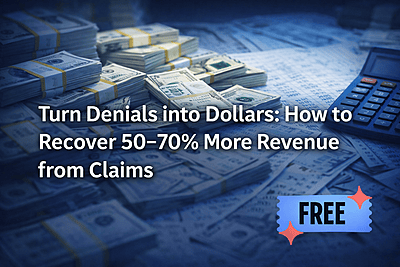 Turn Denials into Dollars: How to Recover 50–70% More Revenue from Claims