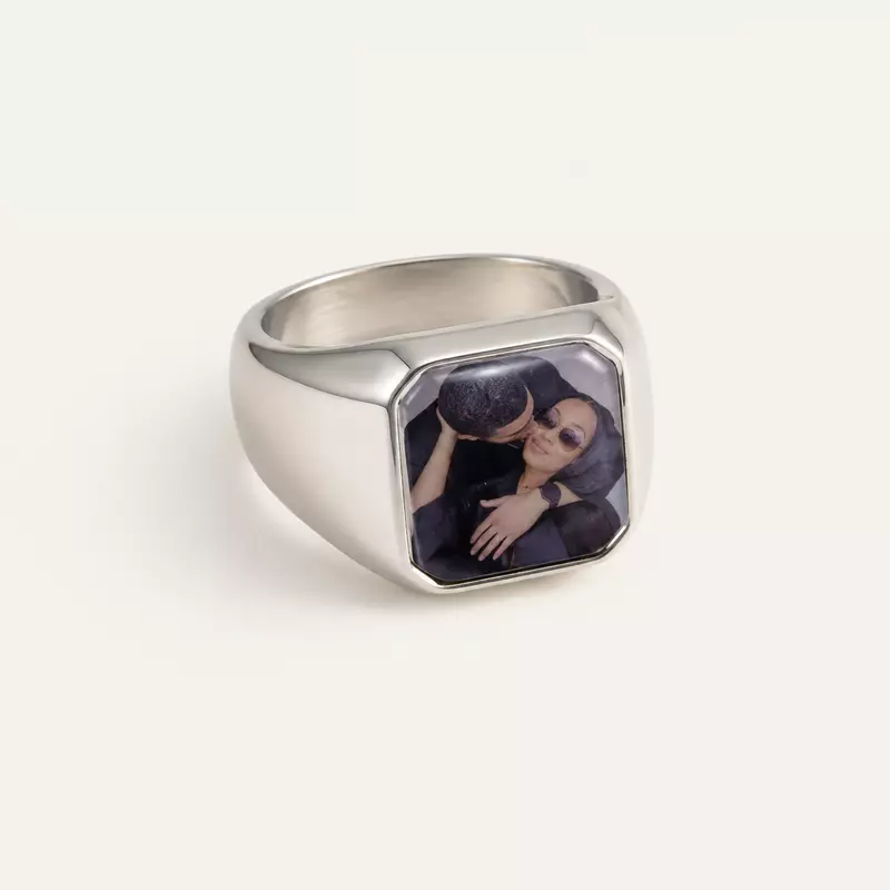 Custom Picture Signet Rings