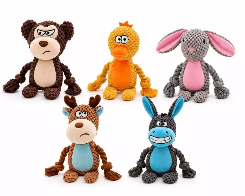 Chew Toy with Fabric Pockets for Dogs