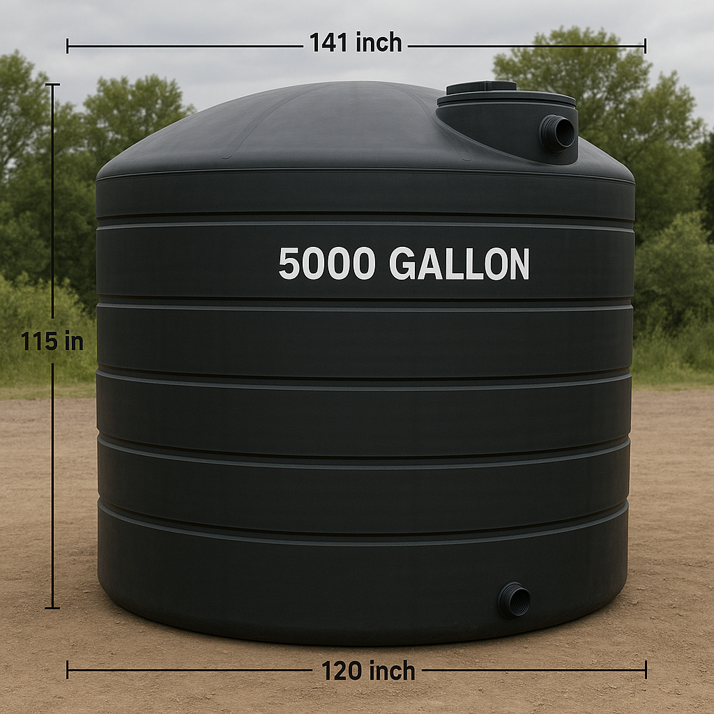 Snyder Industries 5000 Gallon Black Water Tank