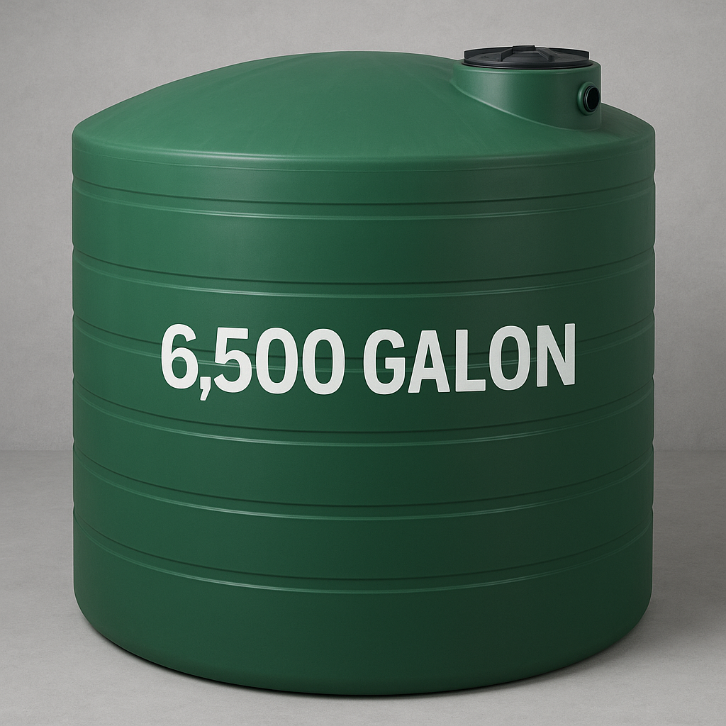 Snyder Industries 6500 Gallon Green Water Tank