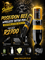 POSEIDON BEE Wireless Tattoo Pen – Honeycomb LED Base Tattoo Kit POSEIDON BEE Wireless Tattoo Pen – Honeycomb LED Base Tattoo Kit