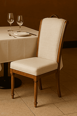 Genesis Dining Chair with Leather Handle