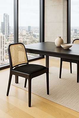 Nadia Natural Cane Dining Chair