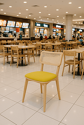 Heather Natural Cane Dining Chair