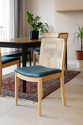 Kaishi Cane Back Dining Chair