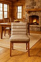 Knight Industrial Leather Dining Chair