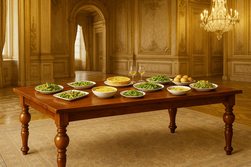 Charles Six Seater Dining Table