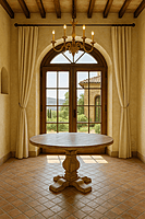 Duke Solidwood Premium Restaurant Home Dining Table