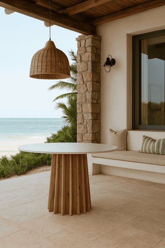 Larissa Premium Marble Top Dining Table