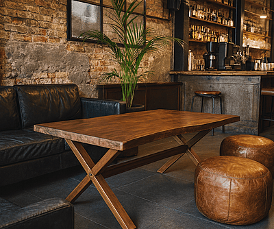 Drifters Live Edge X Coffee Table