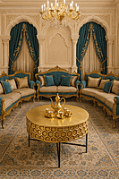 Java Royal Brass Coffee Table