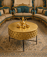 Java Royal Brass Coffee Table