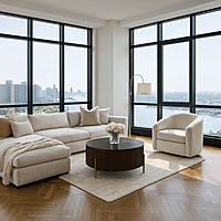 Alabama Fluted Coffee Table