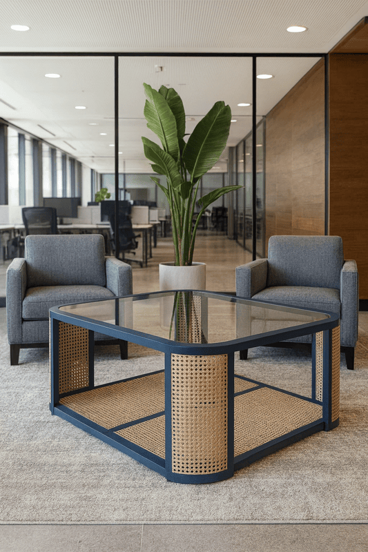 Cabana Natural Cane Coffee Table