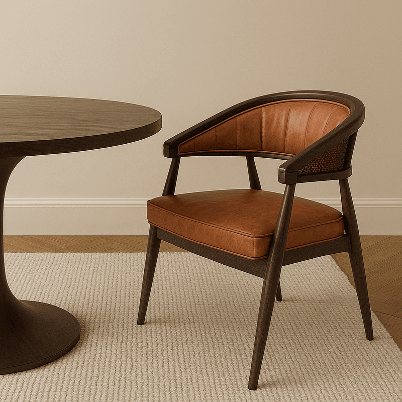 Jodhpur Fine Dining Restaurant Cane Dining Chair