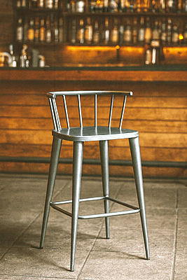 Zeppelin Industrial Bar Chair