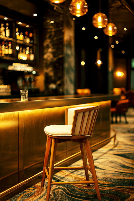 Pinery Round Back Counter Chair