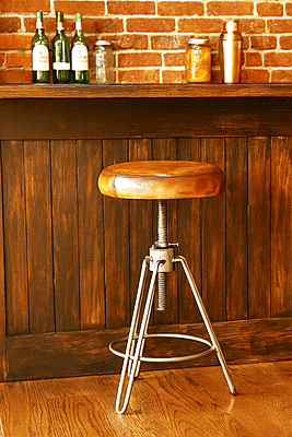 Boswell Industrial Crank Bar Stool