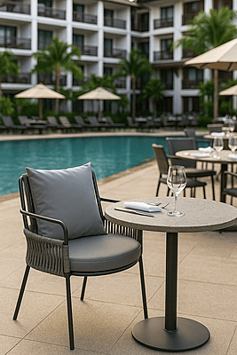 Paola Outdoor Accent Patio Weaving Chair