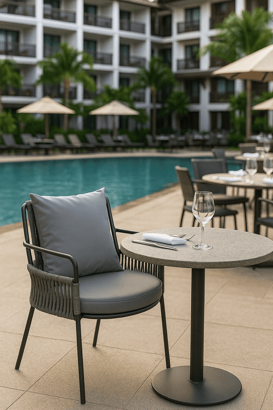 Paola Outdoor Accent Patio Weaving Chair