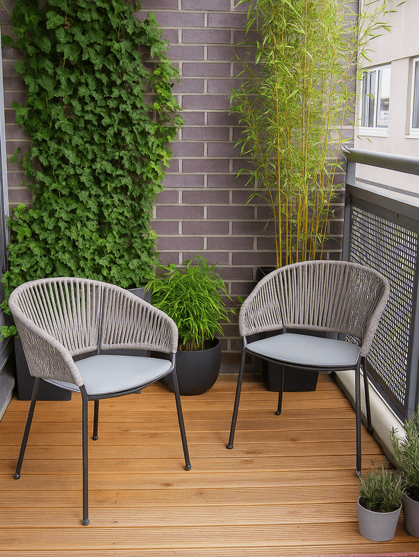 Coral Outdoor Accent Patio Weaving Chair Set of 2