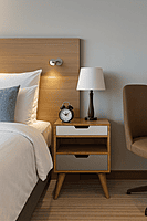 Roseboom Side Table Two Drawer Grey