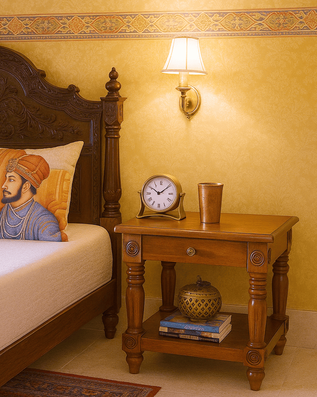 Luis Single Drawer Bedside Table