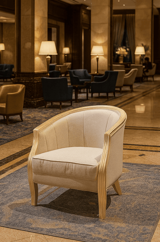 Madalsa Gold Foiled Accent Chair