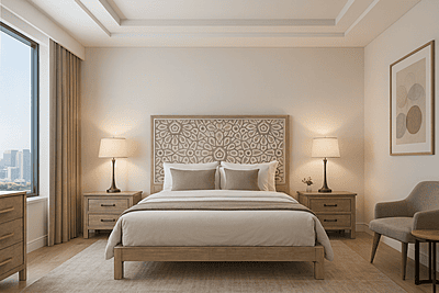 Sydney Rustic Design Premium Hotel King Size Bed