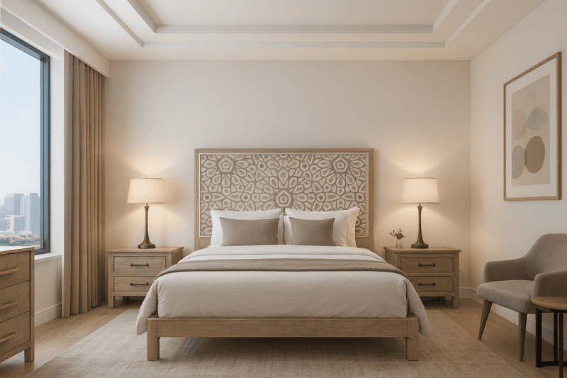 Sydney Rustic Design Premium Hotel King Size Bed