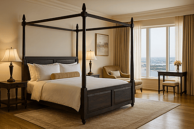 Heritage Poster King Size Hotel Bed