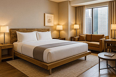 Savana Rustic Design Hotel King Size Bed