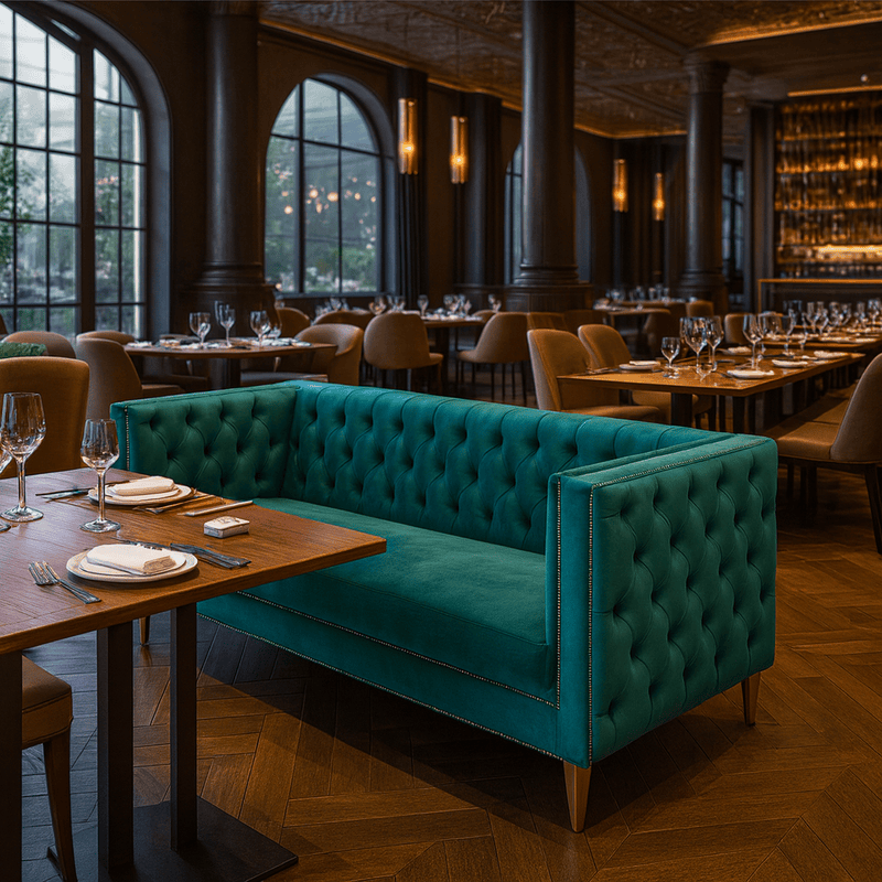 Pierre Chesterfield Three Seater Sofa