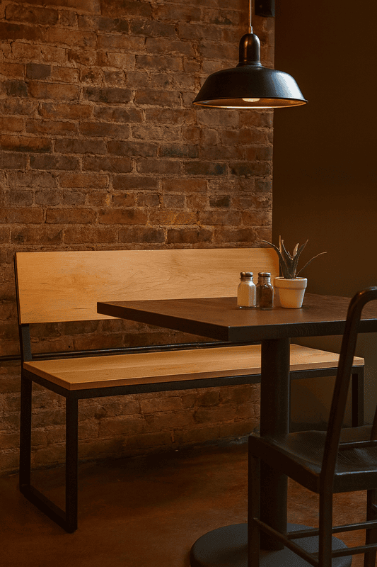 Hydra Two Seater Restaurant Bench