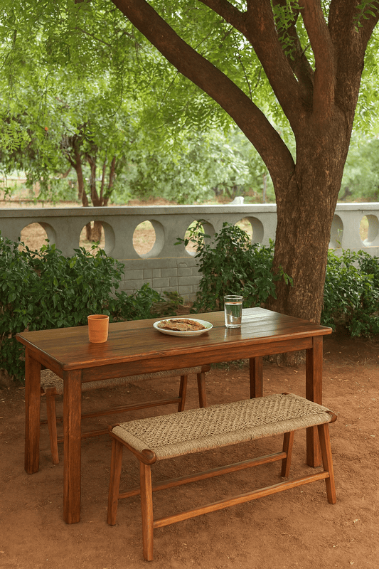 Havana Two Seater Solid wood Dining Bench