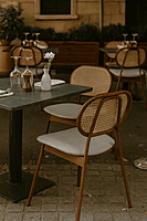 Harbor Cane Back Restaurant Dining Chair