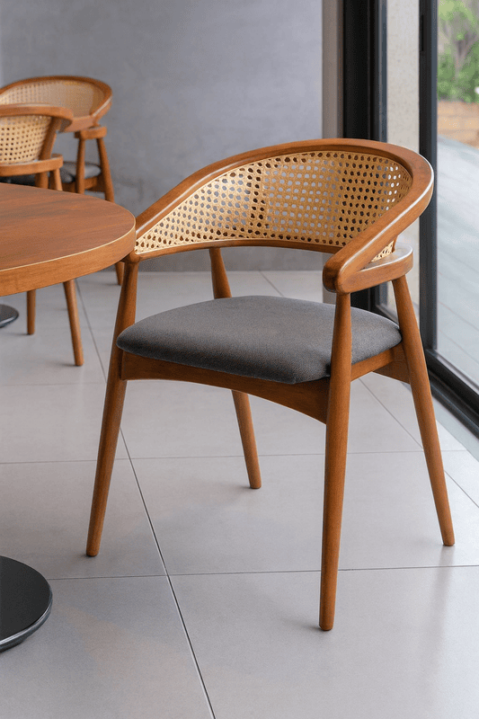 Leah Cane Back Dining Chair