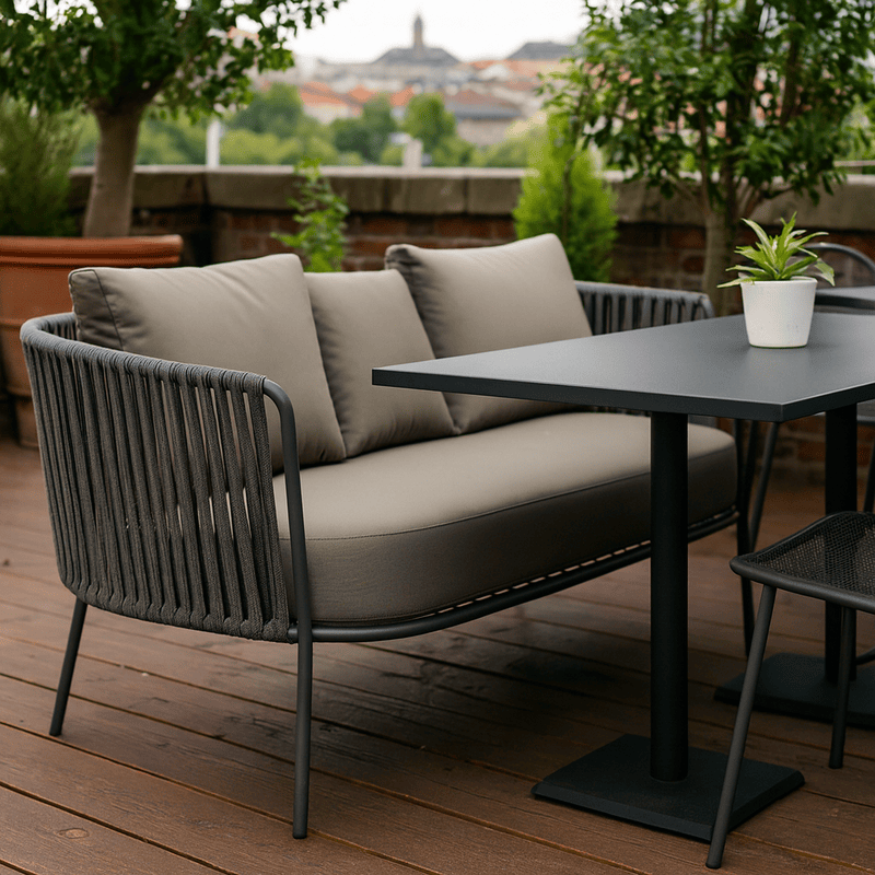 Paola Accent Outdoor Restaurant Bench