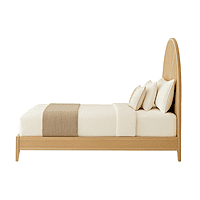 Laura Rustic Finish Hotel King Size Bed