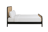 Alaya Hotel King Size Bed in Natural Cane