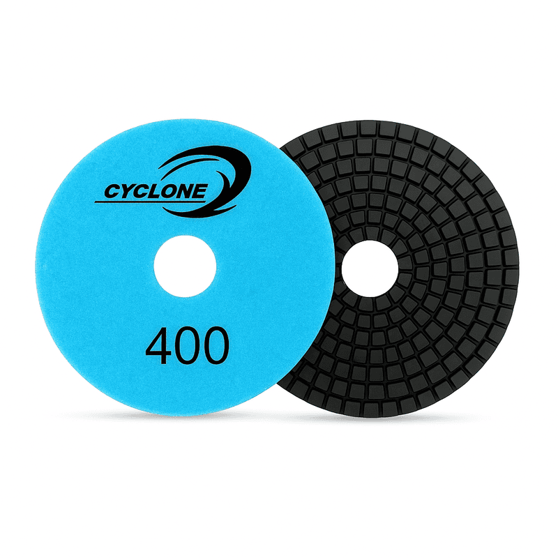 Cyclone Wet Pad S Series - 4", 400 grit